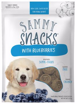 Picture of 8 OZ. SAMMY SNACKS WITH BLUEBERRIES - DOG
