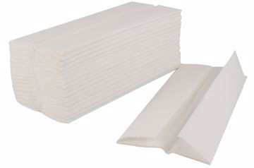 Picture of 10 IN. WHITE C-FOLD TOWEL