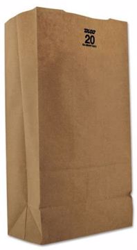 Picture of 20 LB. 500 KRAFT STORE BAGS - 8X5X16 IN.