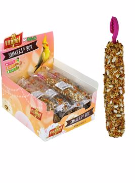 Picture of 12 PK. COCKATIEL SMAKERS TREAT STICKS DISPLAY - NUT