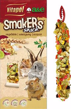 Picture of 2 PK. SM ANIMAL SMAKERS TREAT STICKS - VEGETABLE