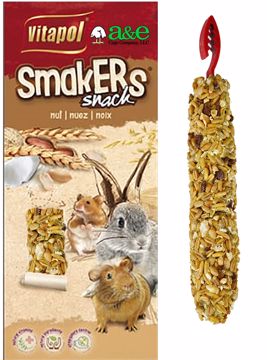 Picture of 2 PK. SM ANIMAL SMAKERS TREAT STICKS - NUT