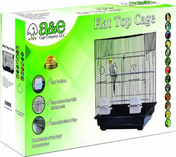 Picture of 18 X 14 IN. FLAT TOP CAGE IN RETAIL BOX - BLACK