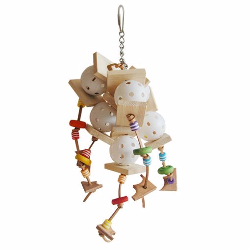 Picture of THE WIFFLER HAPPY BEAKS BIRD TOY