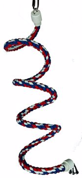 Picture of SM. RAINBOW COTTON ROPE BOING WITH BELL