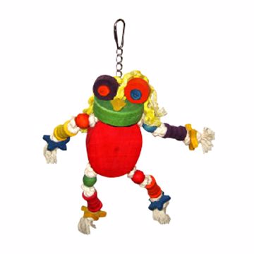 Picture of THE SILLY WOOD FROG BIRD TOY