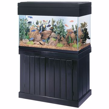 Picture of 18X36 PINE CABINET STAND - BLACK