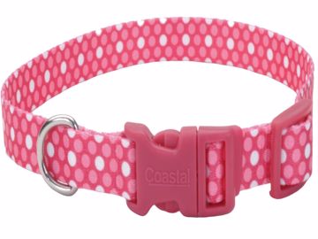 Picture of 1 IN.  ATTIRE COLLAR - PINK DOTS
