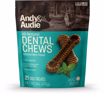 Picture of 6 OZ. ALL NATURAL MINT DENTAL CHEW - LG