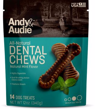 Picture of 12 OZ. ALL NATURAL MINT DENTAL CHEW - MED.