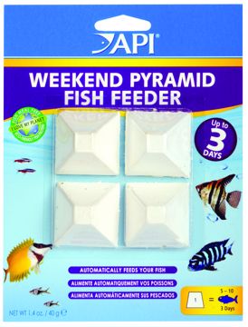Picture of 4 PK. 3 DAY PYRAMID FISH FEEDER