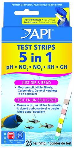 Picture of 25 CT. 5 IN 1 AQUARIUM TEST STRIPS