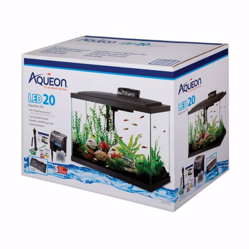 Picture of 20H  AQUEON LED BLACK AQUARIUM KIT