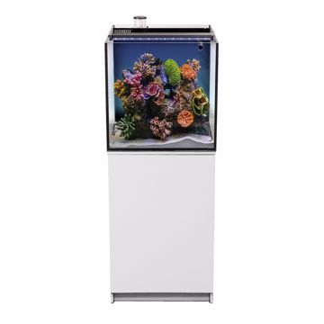 Picture of 24 GAL. ALL-IN-ONE RECIFE ECO AQUARIUM W/WHITE CABINET STAND