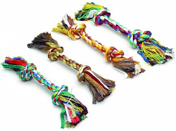 Picture of MED. MULTI COLOR ROPE DOG BONE