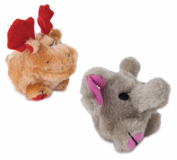 Picture of 2 PC. SM. DOG/PUPPY SQUATTER MOOSE/ELEPHANT