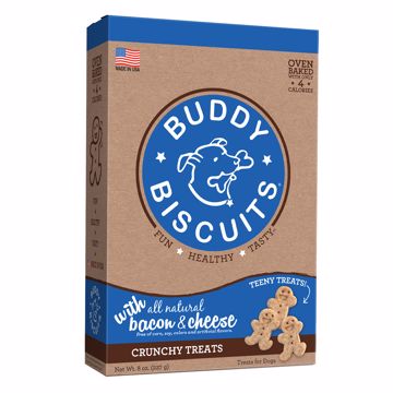 Picture of 8 OZ. BUDDY BISCUITS TEENY CRUNCHY TREATS W/BACON & CHEESE