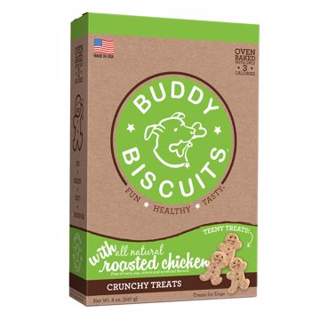 Picture of 8 OZ. BUDDY BISCUITS TEENY CRUNCHY TREATS W/ROASTED CHICKEN