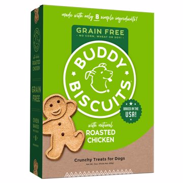 Picture of 14 OZ. BUDDY BISCUITS GRAIN FREE OVEN BAKED TRT - RSTD CHKN