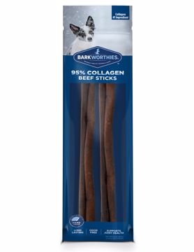 Picture of 2 PK.  12 IN.  95% COLLAGEN BEEF STICK