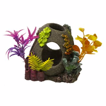 Picture of SUNKEN ORB FLORAL ORNAMENT