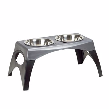 Picture of 11 CUP XL. ELEVATED FEEDER - GREY/BLACK