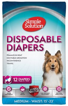 Picture of MED. SS DISPOSABLE DIAPERS - 12 PK.