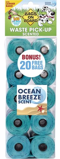 Picture of 140 CT. 9 IN. X 14 IN. OCEAN BREEZE SCENTED BAG REFILL PACK