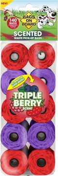Picture of 140 CT. 9 IN. X 14 IN. TRIPLE BERRY SCENTED REFILL BAGS