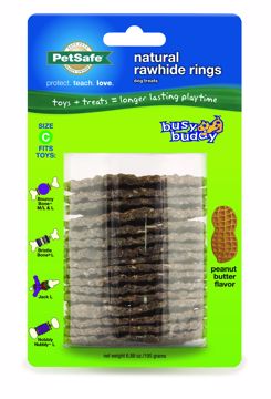 Picture of LG. RAWHIDE REFILL RINGS - PEANUT BUTTER - SIZE C - 16 PK.