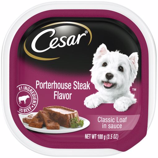 Picture of 24/3.5 OZ. CANINE CUISINE IN MEATY JUICES - PORTERHOUSE STEA