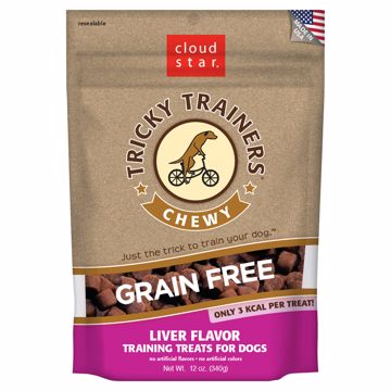 Picture of 12 OZ. GRAIN FREE TRICKY TRAINERS CHEWY - LIVER