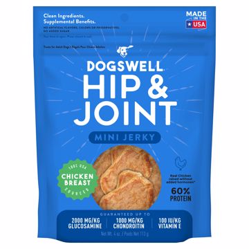 Picture of 4 OZ. DOGSWELL HIP  JOINT MINI JERKY GRAIN-FREE CHICKEN