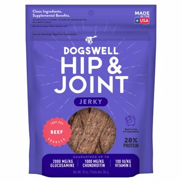 Picture of 10 OZ. DOGSWELL HIP  JOINT JERKY GRAIN-FREE BEEF