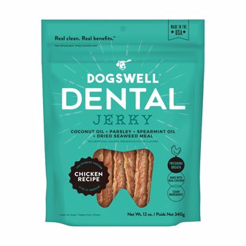 Picture of 12 OZ. DOGSWELL DENTAL CHICKEN JERKY