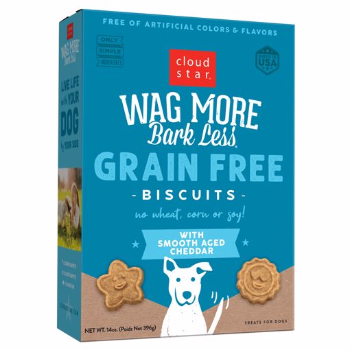 Picture of 14 OZ. WAG MORE BARK LESS GF OVN BKD TREAT - CHEDDAR
