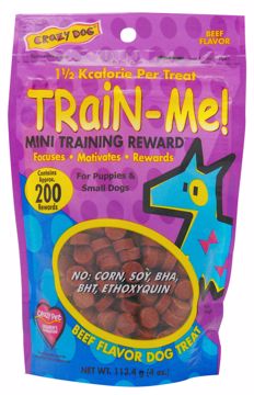 Picture of 4 OZ. CRAZY DOG TRAIN-ME! MINI REWARDS - BEEF