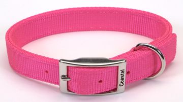 Picture of 1X22 IN. DBL NYLON COLLAR - NEON PINK