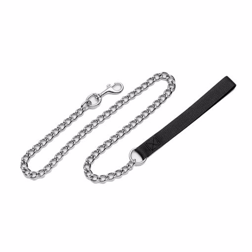 Picture of 3 MM X 4 FT. TITAN CHAIN LEAD W/ NYLON HANDLE - BLACK