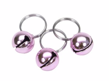 Picture of 3 PK. ROUND PET BELLS - PINK