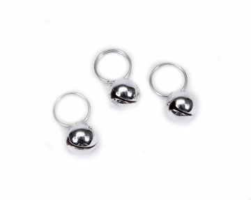 Picture of 3 PK. ROUND PET BELLS - SILVER