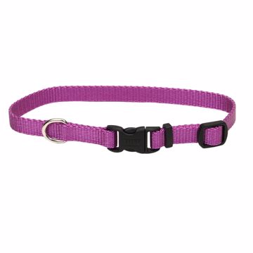 Picture of 3/8 X 8-12 IN. ADJ. NYLON COLLAR SNAP BUCKLE- ORCHID