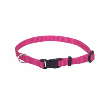 Picture of 5/8X 10-14 IN. ADJ. NYLON COLLAR SNAP BUCKLE - PINK FLAMINGO