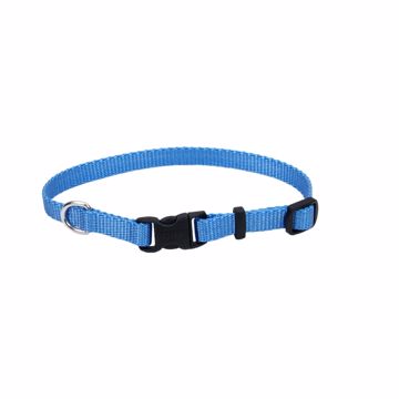 Picture of 3/8 X 8-12 IN. ADJ. NYLON COLLAR SNAP BUCKLE- BLUE LAGOON