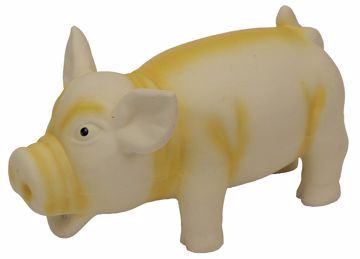 Picture of 6 IN. RASCALS LATEX DOG TOY - PIG