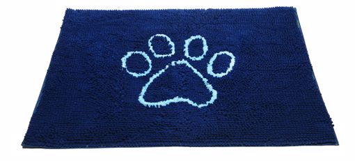 Picture of MED. DIRTY DOG DOORMAT - BERMUDA BLUE