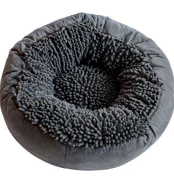 Picture of 18 IN. DIRTY DOG ROUND BED - GREY