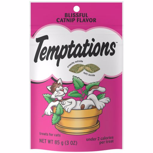 Picture of 12/3 OZ. TEMPTATIONS CAT TREATS - BLISSFUL CATNIP