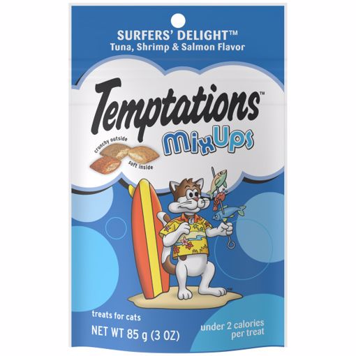 Picture of 12/3 OZ. TEMPTATIONS SURFERS DELIGHT MIXUPS - TUNA/SHRIMP/SA