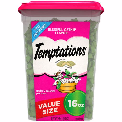 Picture of 4/16 OZ. TEMPTATIONS CAT TREATS VALUE PACK - BLISSFUL CATNIP